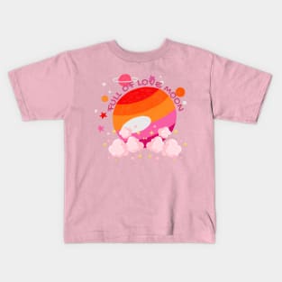 Love Moon Kids T-Shirt